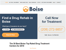 Tablet Screenshot of boisedrugtreatmentcenters.com